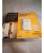 Pass &amp; Seymour Legrand MCSWV Manual On Auto-Off Switch Light, White - $248.25 MXN