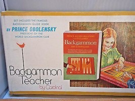 Backgammon Teacher by Cardinal Prince Obolensky Game Guide - $5.95