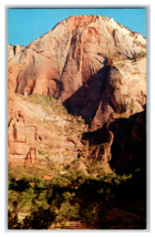 The Famous Cable Mountain in Zion National Park, Utah Postcard Unposted - $4.89
