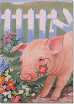 Piggin Out Toland Art Banner - $24.00