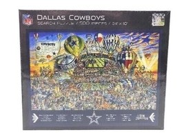 Dallas Cowboys Nfl Find Joe Journeyman 500 Piece Search Puzzle Same Day Shipping - £15.04 GBP