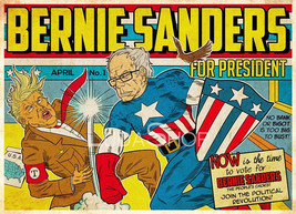 Bernie Sanders Vs Donald Trump Democratic Dnc Convention 2016 Poster - £9.43 GBP+