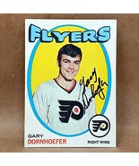1971-72 Topps #89 GARY DORNHOEFER Autographed Signed Philadelphia Flyers... - €7,63 EUR