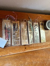Lot of 9 Genuine Egyptian Papyrus Painted Bookmark Bookmark – 5.25 x 1 a... - £18.32 GBP