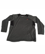 Spyder Active Men&#39;s 4-Way Stretch Long Sleeve Shirt Charcoal Gray Black ... - $606.83 MXN
