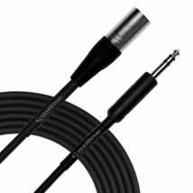  Castline Silver 1/4 TRS to XLR Male Mogami 2582 Stereo to Mono Summing ... - $273.62 MXN+