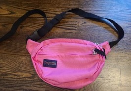 Jansport Pink Fanny Pack 2 pocket zipper - $12.16
