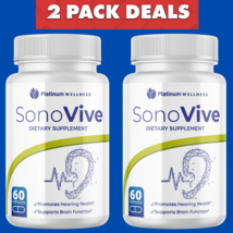 2 Pack- Sonovive Capsules Hearing Supplement Sonovia (60 Capsules - £38.14 GBP