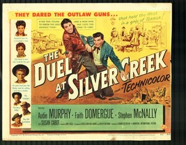 Duel at Silver Creek Lobby Card Set 11&quot;x14&quot; Audie Murphy Western - £119.63 GBP