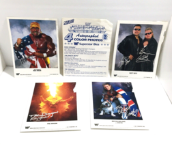 1990 WWF SUPERSTARS Autographed Color Photos Set VI Hogan, Dragon, Titan... - $59.58 CAD