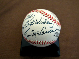 Tim Mccarver Best Wishes Ford Frick Cardinal Signed Auto Feeney Onl Baseball Jsa - $247.49