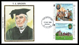 1980 Great Britain / Isle Of Man Fdc Cover -(TE) Thomas Edward Brown, Ramsey A23 - £2.32 GBP