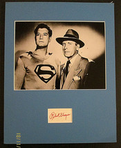 GEORGE REEVES &amp; ROBERT SHAEN AS INSPECTOR HENDERSON (SUPERMAN) AUTOGRAPH - $148.50