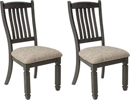 Signature Design by Ashley Tyler Creek Dining Room Upholstered Chair, Set of 2, - £189.99 GBP