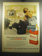 1957 Winston Cigarettes Ad - Garry Moore - Folks sure go along with Garry - $18.49