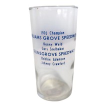 Rare 1970 Williams Grove Selinsgrove Speedway Champion Glass Kenny Weld - $570.90 MXN