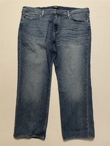 Paige 40 x 28 FEDERAL Slim Straight Flex Medium Wash Denim 5 Pocket Jeans - $39.99