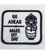 Go Ahead Make My Day Patch 2nd Amendment FAFO Biker Gun Revolver - $12.95