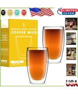 Double Walled Coffee Tumblers - Set of 2 Ugly Resistant 15oz Mugs for Al... - $1,107.60 MXN
