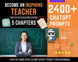 2400+ ChatGPT Prompts for Teachers | Teaching Guide | Lesson Planning - $3.00