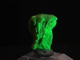 1.5 Gram  Lamellar Autunite Crystal, Fluorescent Uranium Ore - $25.00