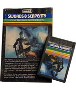 Swords &amp; Serpents Intellivision Game Manual &amp; Cartridge Imagic 1983  - £19.90 GBP