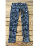 True Religion Women’s Camo Skinny Jeans Size 28 Green S6 - £15.59 GBP