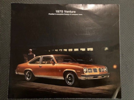 1975 Pontiac Ventura Sales Brochure - Vintage - $4.90