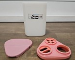 Tupperware Modular Mate Parmesan Cheese Spice Shaker Pink #1630-3 Vtg - $9.85