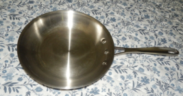 NICE 8&quot; CALPHALON Stainless Steel FRY PAN Skillet 1388 All Cooktops - $19.79