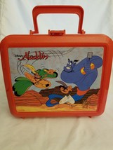 Disney Aladdin Lunchbox Genie Abu Glitter with Thermos xlnt cond. with Papers - $24.50