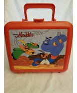 Disney Aladdin Lunchbox Genie Abu Glitter with Thermos xlnt cond. with P... - £19.41 GBP