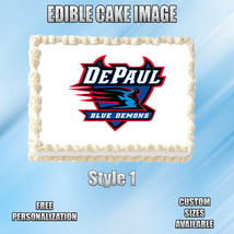 DePaul Edible Image Topper Cupcake Frosting 1/4 Sheet 8.5 x 11&quot; - £9.24 GBP