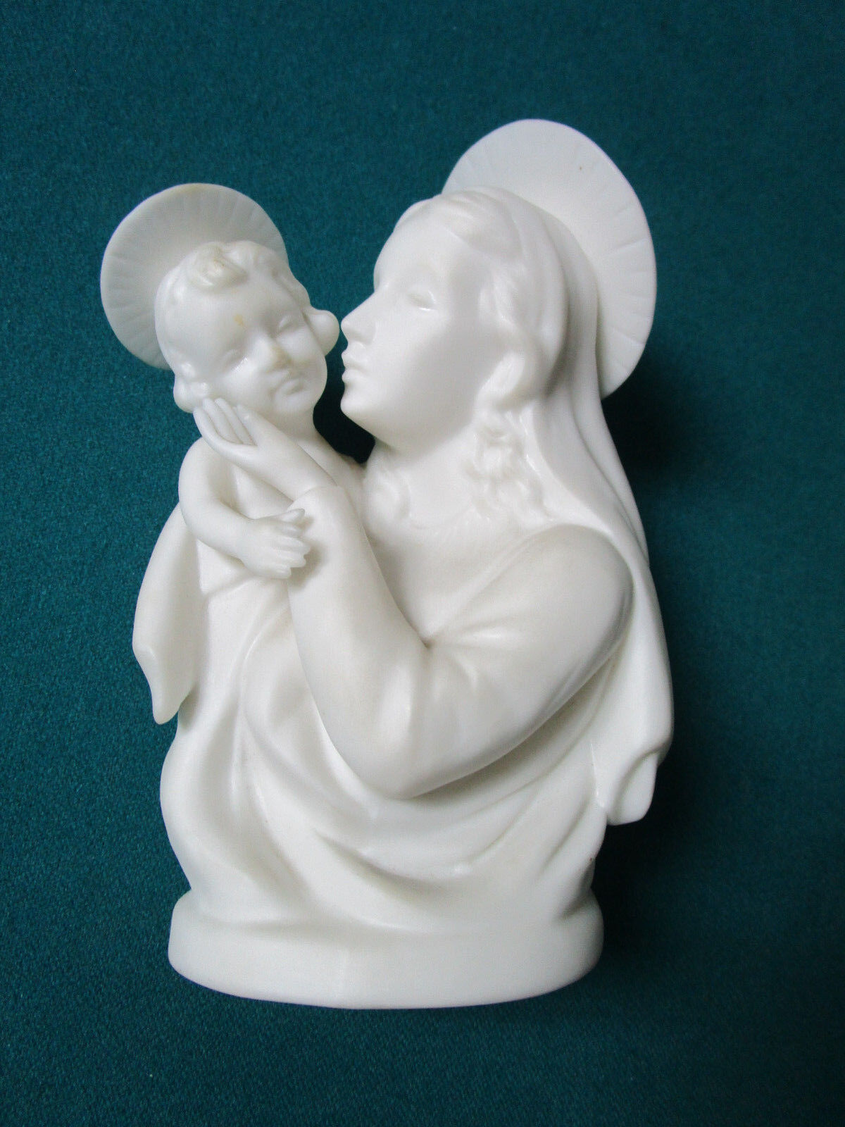 Primary image for WHITE SILHOUETTE MADONNA AND CHILD BY LENWILE ARDALT JAPAN 1940s 7" [*76]