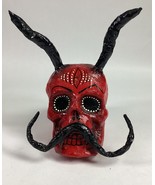 Handmade Papier Mache Day Of The Dead Sugar Skull Devil/Demon Figure - €15,48 EUR
