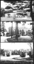 (3) Bowdoin College Fraternity Houses , Brunswick ME B&amp;W Postcards #2 - £11.60 GBP