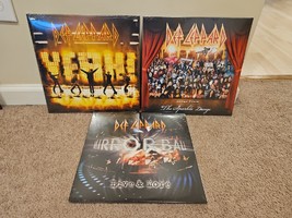 Lot of 3 Def Leppard LPs (New): Songs from the Sparkle Lounge, Yeah, Mir... - €73,64 EUR