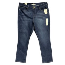 Levi Strauss Jeans Signature Gold Mid Rise Straight Blue Denim 18S NEW Stretch - £21.63 GBP