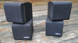 Set Of 2 Bose Redline Double Cube Satellite Speakers Lifestyle Acoustimass - £39.32 GBP