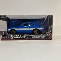 Jada Toys Fast and Furious 2005 Ford GT 1:32 Diecast Vehicle - Blue with... - $19.70 CAD