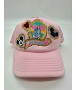 Disney Parks Stoney Clover Lane WDW Trucker Pink Cap Baseball Hat Castle... - $1,616.11 MXN