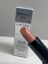 Lancome Color Design Lipstick Natural Beauty (Cream) BNIB - $16.99