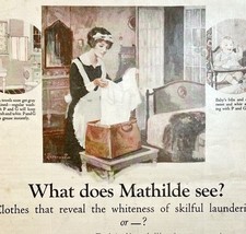 1923 Proctor &amp; Gamble Soap XL Advertisement W G Ratterman 14 x 11.25 Eph... - $31.49