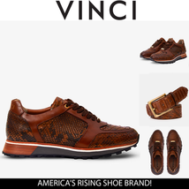 The Boss Snake Skin Tan Men Sneaker image 3