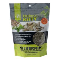 Quirky Kitty Silvervine & North American Catnip Blend Cat Treats 1.25oz - $170.25 MXN Quirky Kitty Silvervine & North American Catnip Blend Cat Treats 1.25oz - $170.25 MXN