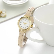 Relojes de cuero para Mujer, Reloj de pulsera de cuarzo, diseño de lujo, esfera - £15.97 GBP