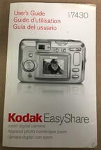 Kodak CX7430 Digital Camera Manual/User&#39;s Guide - $10.81 CAD