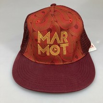 Marmot Soul Mahogany Truckers Snapback Cap Hat One Size NEW Cotton &amp; Mesh - £19.58 GBP