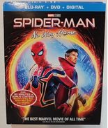Spider-Man: No Way Home (Blu-ray, 2021)+DVD+DIGITAL - $35.00
