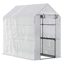 Greenhouse: 47x73x74&quot; Walk-in, 4 Shelves - $106.99